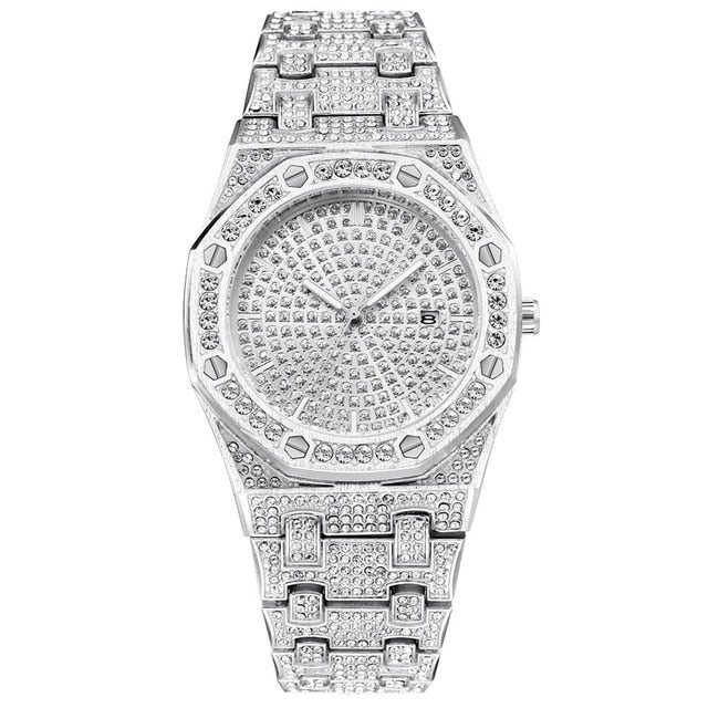 18K Gold Diamond Drip Watch - Drip Culture Jewelry