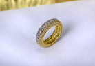 18K Gold Diamond Eternity Ring - Drip Culture Jewelry