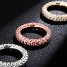 18K Gold Diamond Eternity Ring - Drip Culture Jewelry