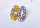 18K Gold Diamond Eternity Ring - Drip Culture Jewelry