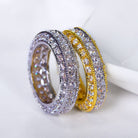 18K Gold Diamond Eternity Ring - Drip Culture Jewelry