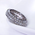 18K Gold Diamond Eternity Ring - Drip Culture Jewelry