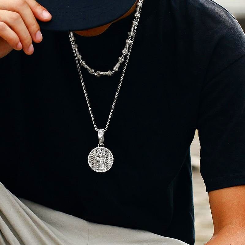 18k Gold Diamond Fist - Drip Culture Jewelry