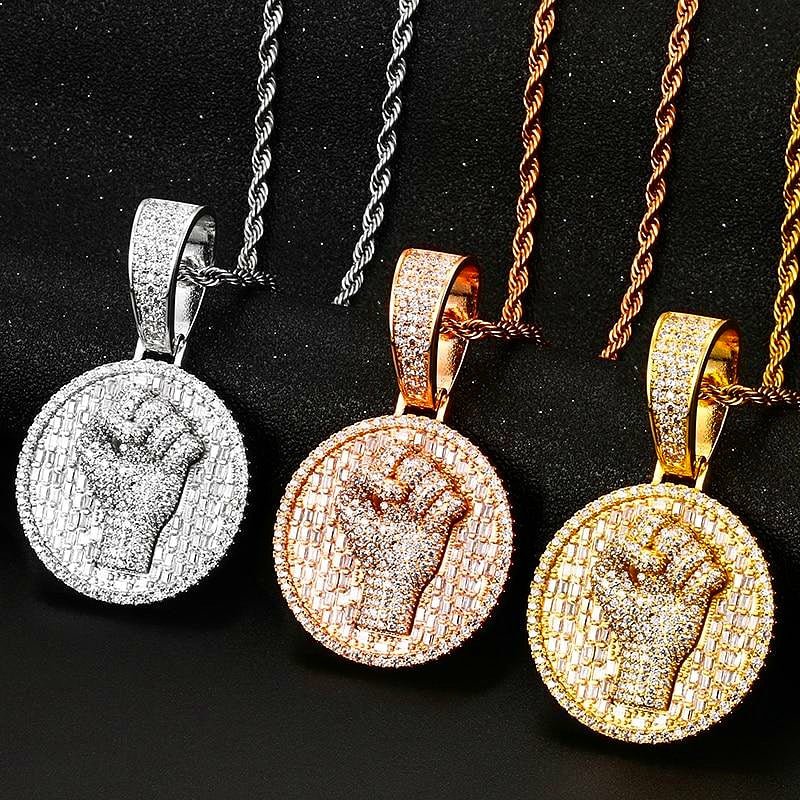 18k Gold Diamond Fist - Drip Culture Jewelry