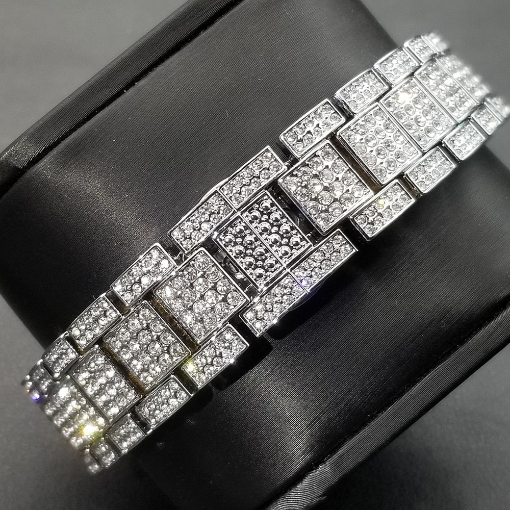 18k Gold Diamond & Gemstone Watch - Drip Culture Jewelry