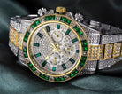 18k Gold Diamond & Gemstone Watch - Drip Culture Jewelry
