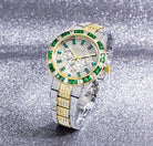 18k Gold Diamond & Gemstone Watch - Drip Culture Jewelry