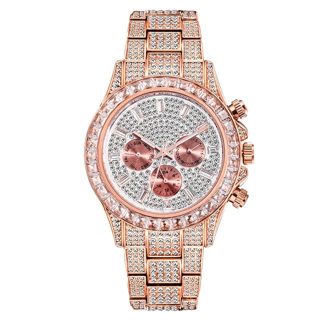 18k Gold Diamond & Gemstone Watch - Drip Culture Jewelry