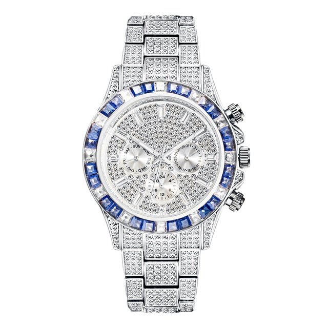18k Gold Diamond & Gemstone Watch - Drip Culture Jewelry