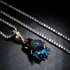 18K Gold Diamond Globe - Drip Culture Jewelry