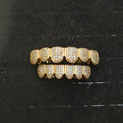 18K Gold Diamond Grillz - Drip Culture Jewelry