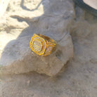 18K Gold Diamond Icy Ring - Drip Culture Jewelry