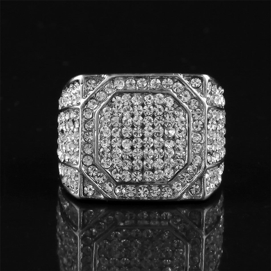 18K Gold Diamond Icy Ring - Drip Culture Jewelry