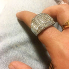 18K Gold Diamond Icy Ring - Drip Culture Jewelry