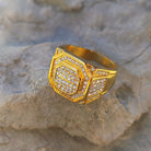 18K Gold Diamond Icy Ring - Drip Culture Jewelry