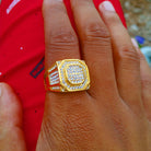 18K Gold Diamond Icy Ring - Drip Culture Jewelry