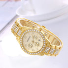 18k Gold Diamond Icy Watch Set - Drip Culture Jewelry