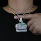 18k Gold Diamond In My Bag Pendant - Drip Culture Jewelry