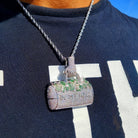 18k Gold Diamond In My Bag Pendant - Drip Culture Jewelry