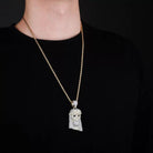 18K Gold Diamond Jesus Piece 2.0 - Drip Culture Jewelry