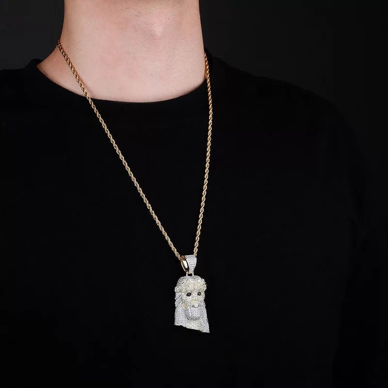 18K Gold Diamond Jesus Piece 2.0 - Drip Culture Jewelry