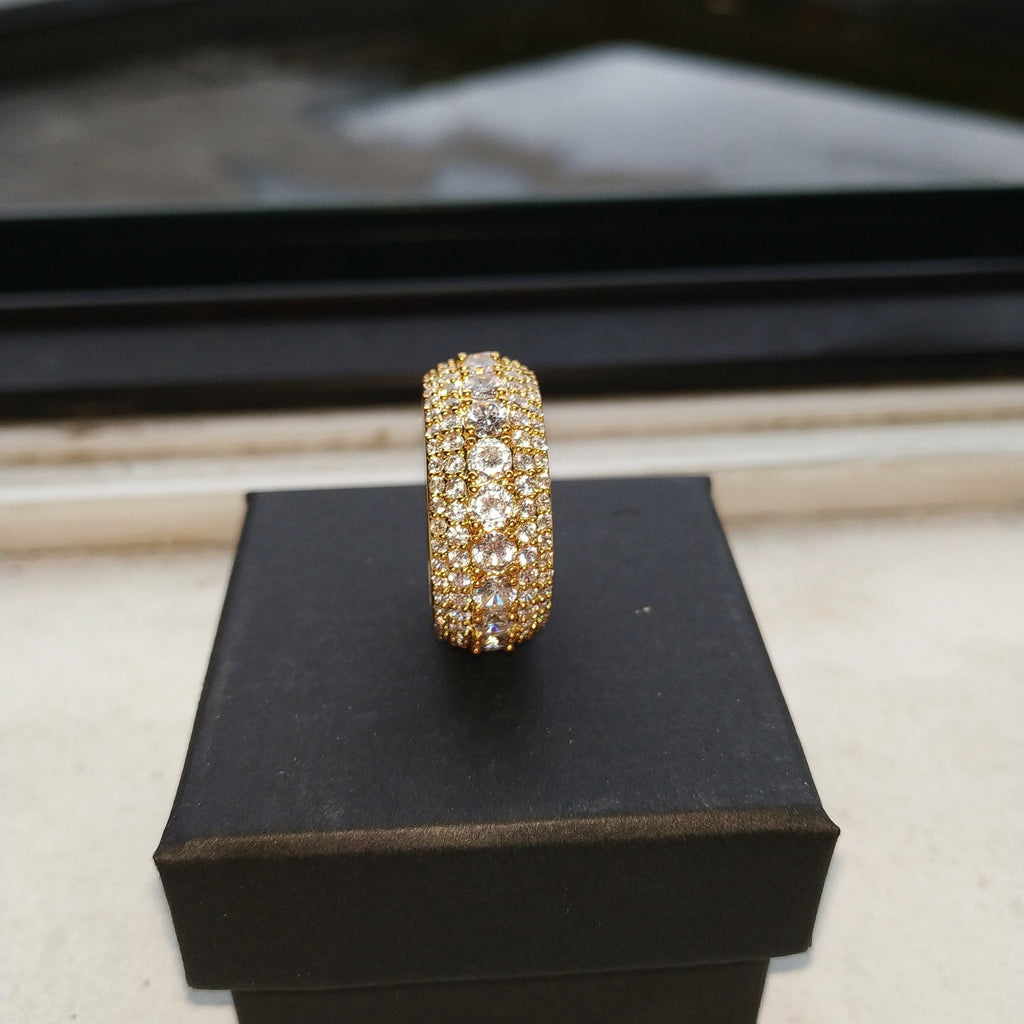 18K Gold Diamond King Ring 2.0 - Drip Culture Jewelry
