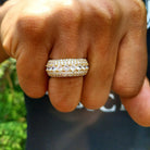 18K Gold Diamond King Ring 2.0 - Drip Culture Jewelry