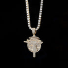 18K Gold Diamond New T.O Uzi - Drip Culture Jewelry