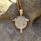 18K Gold Diamond New T.O Uzi - Drip Culture Jewelry