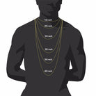 18K Gold Diamond Oval Link Chain - Drip Culture Jewelry