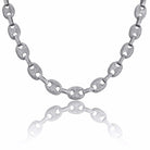 18K Gold Diamond Oval Link Chain - Drip Culture Jewelry