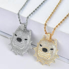 18K Gold Diamond Pitbull - Drip Culture Jewelry