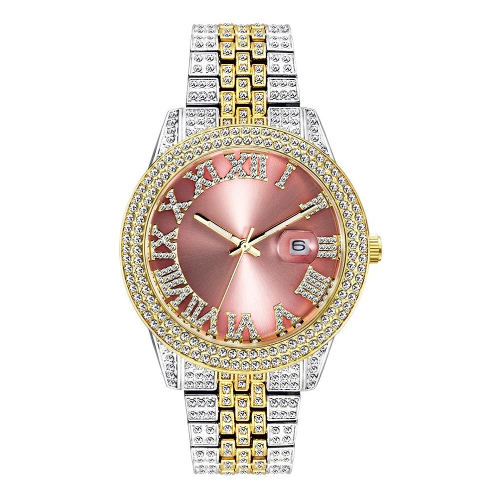 18K Gold Diamond Regal Watch - Drip Culture Jewelry