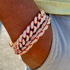 18K Gold Diamond Rope Bracelet - Drip Culture Jewelry