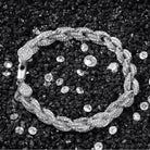 18K Gold Diamond Rope Bracelet - Drip Culture Jewelry