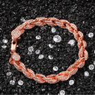 18K Gold Diamond Rope Bracelet - Drip Culture Jewelry