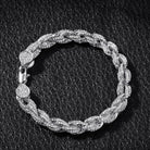 18K Gold Diamond Rope Bracelet - Drip Culture Jewelry