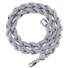 18K Gold Diamond Rope Chain - Drip Culture Jewelry