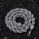 18K Gold Diamond Rope Chain - Drip Culture Jewelry