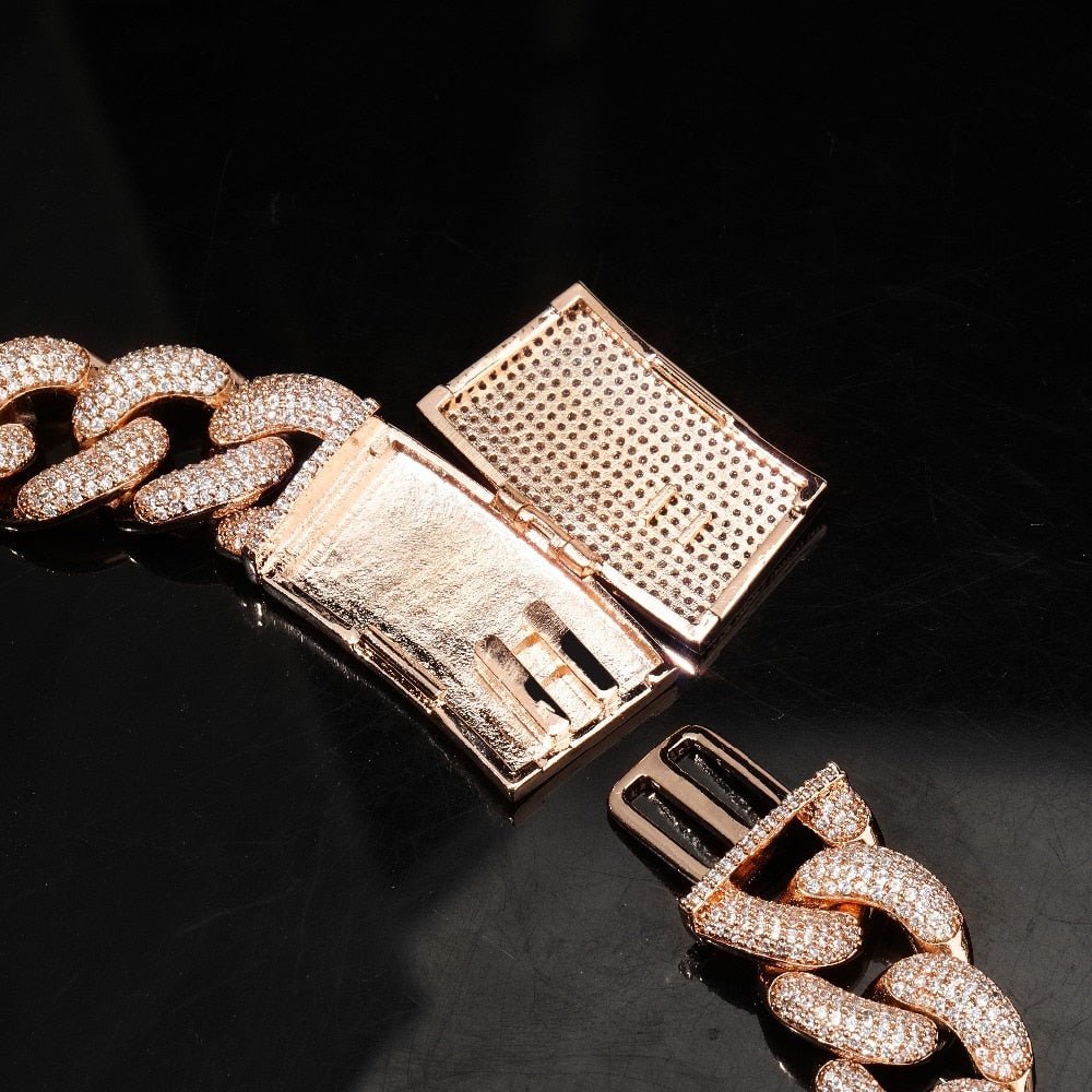 18K Gold Diamond Round Cuban Link Chain - Drip Culture Jewelry