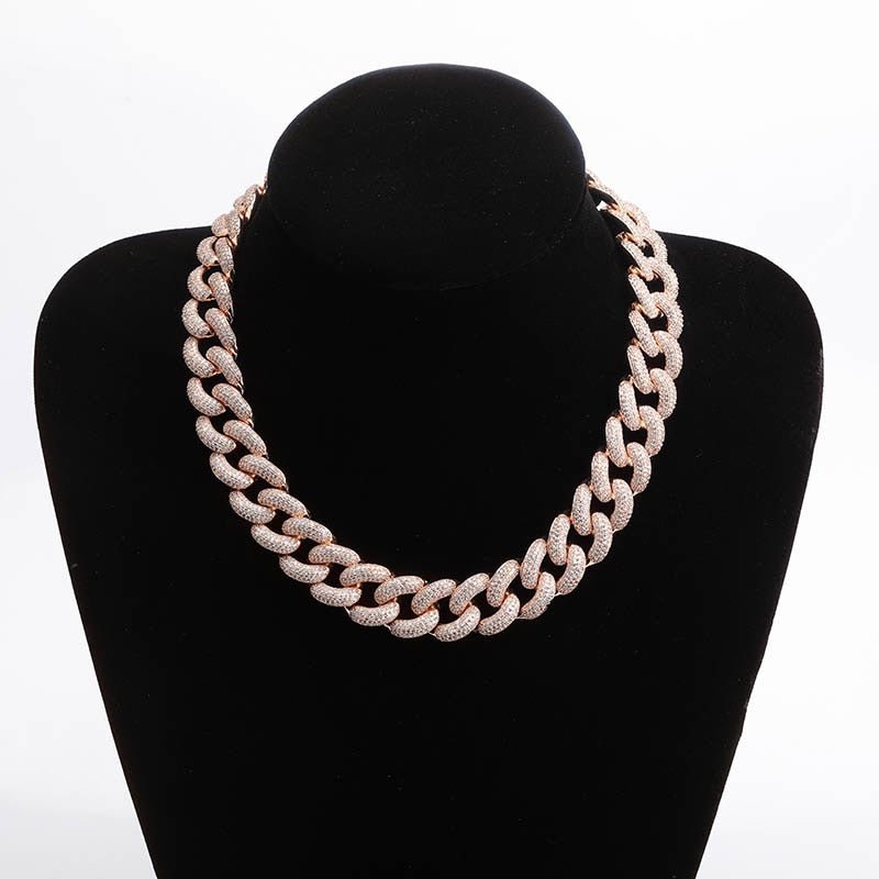 18K Gold Diamond Round Cuban Link Chain - Drip Culture Jewelry