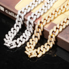 18K Gold Diamond Round Cuban Link Chain - Drip Culture Jewelry