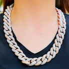 18K Gold Diamond Round Cuban Link Chain - Drip Culture Jewelry