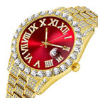 18k Gold Diamond Royal Watch - Drip Culture Jewelry