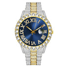 18k Gold Diamond Royal Watch - Drip Culture Jewelry