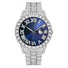 18k Gold Diamond Royal Watch - Drip Culture Jewelry