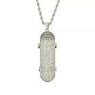 18K Gold Diamond Skateboard - Drip Culture Jewelry