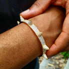 18K Gold Diamond Spike Bracelet - Drip Culture Jewelry
