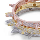 18K Gold Diamond Spike Bracelet - Drip Culture Jewelry