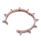 18K Gold Diamond Spike Bracelet - Drip Culture Jewelry